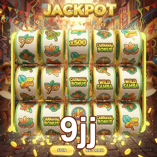 Imagem de slot máquina jackpot Carnaval no site 9jj, destacando diversão e prêmios.