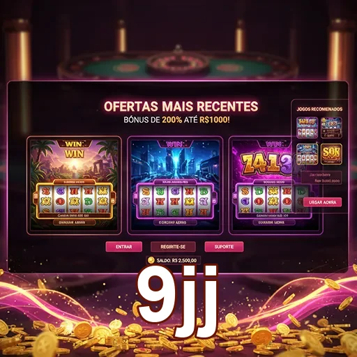 Ofertas de bônus em jogos disponíveis no site 9jj com promoções imperdíveis.
